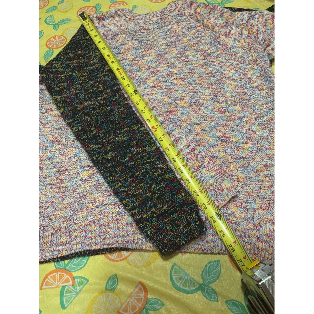 Cottagecore Womens Time and Tru Marled Knit Sweater Bundle L Multicolor - Picture 7 of 7